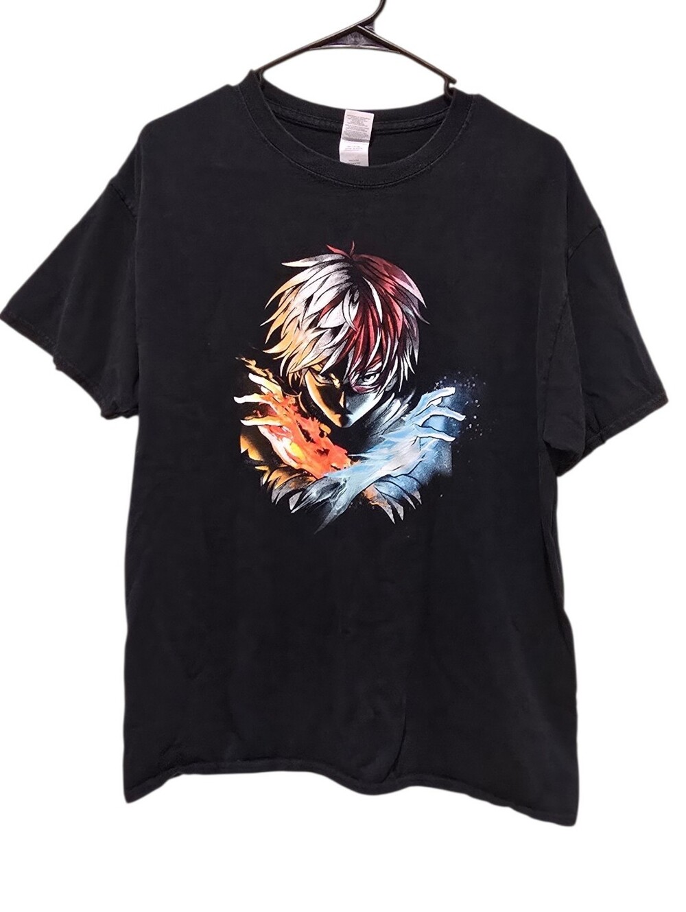 My Hero Academia Shoto Todoroki Graphic Cotton Tee Size Large
